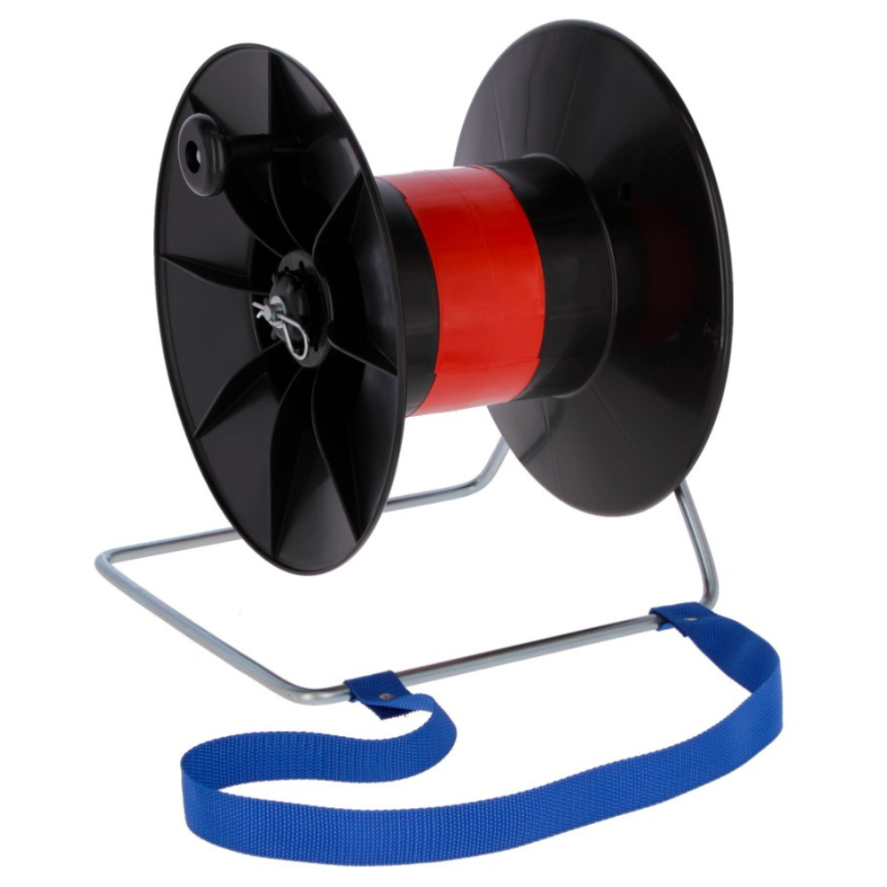 Elektriskā gana auklas spole ar metāla tītavu